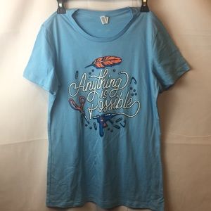 Light blue t-shirt by dirty coast